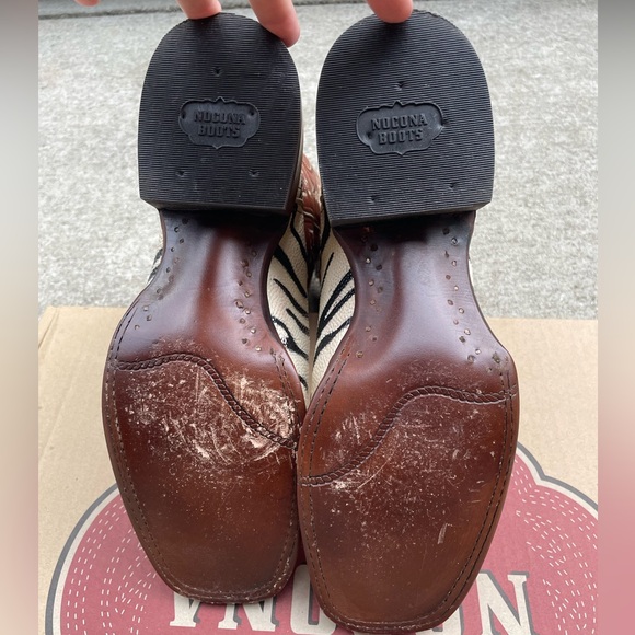 Nocona Boots Black Tiger Ray size 8.5 - Picture 9 of 10